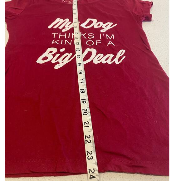 WOUND UP Women's Tee Size M7/9 Red - Picture 4 of 4